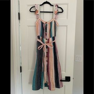 J Crew Button Front Midi Dress Size 4